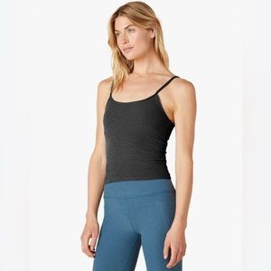 Beyond Yoga Spacedye Truly Tank in Black-Charcoal